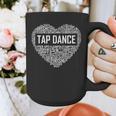 Tap Dance Heart Lover Tap Dancer Dancing Teacher For Men Women Girls Kids Graphic Print Coffee Mug, funny design