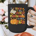I Teach The Coolest Pumpkins In The Patch Teacher Halloween Graphic Print Coffee Mug, funny design