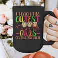 I Teach The Cutest Owls Christmas Or Teachers Day Graphic Print Coffee Mug, funny design