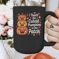 i Teach The Cutest Pumpkins In The Patch Teacher Halloween Graphic Print Coffee Mug, funny design