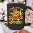 I Teach The Cutest Pumpkins In The Patch Teacher Halloween Graphic Print Coffee Mug, funny design