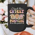 I Teach The Cutest Pumpkins In The Patch Teacher Retro Graphic Print Coffee Mug, funny design I Teach The Cutest Pumpkins In The Patch Teacher Retro Graphic Print Coffee Mug, funny design