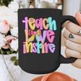 Teach Love Inspire Preppy Back To School Teacher Women Graphic Print Coffee Mug, funny design Teach Love Inspire Preppy Back To School Teacher Women Graphic Print Coffee Mug, funny design