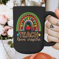 Teach Love Inspire Rainbow Leopard Cheetah Print Teacher Graphic Print Coffee Mug, funny design Teach Love Inspire Rainbow Leopard Cheetah Print Teacher Graphic Print Coffee Mug, funny design