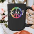Teach Peace For Teachers And Educators Counselor Graphic Print Coffee Mug, funny design Teach Peace For Teachers And Educators Counselor Graphic Print Coffee Mug, funny design