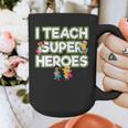 I Teach Superheroes School Teacher Professor Graphic Print Coffee Mug, funny design I Teach Superheroes School Teacher Professor Graphic Print Coffee Mug, funny design