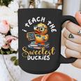 I Teach The Sweetest Duckies Teacher Rubber Duck Teaching Graphic Print Coffee Mug, funny design I Teach The Sweetest Duckies Teacher Rubber Duck Teaching Graphic Print Coffee Mug, funny design