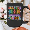 Teacher We Are Like A Box Of Crayons Back To School Men Women Kids Graphic Print Coffee Mug, funny design
