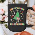 Teacher Christmas Shirts Pajama Matching Rockin' Around The Classroom -Adult Short Sleeve Small Modern Festive Christmas Teacher Xmas Vibes T-Shirt Graphic Print Coffee Mug, funny design