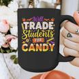 Teacher Cute Will Trade Students For Candy Halloween Costume Graphic Print Coffee Mug, funny design Teacher Cute Will Trade Students For Candy Halloween Costume Graphic Print Coffee Mug, funny design