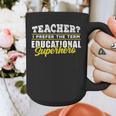 Teacher Educational Superhero School Teachers Graphic Print Coffee Mug, funny design