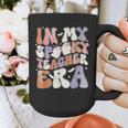 Teacher Halloween In My Spooky Teacher Era Retro Groovy Graphic Print Coffee Mug, Groovy Teacher Gifts, funny design