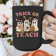Teacher Halloween Trick Or Teach Cute Ghost Coffee Pumpkins Graphic Print Coffee Mug, funny design Teacher Halloween Trick Or Teach Cute Ghost Coffee Pumpkins Graphic Print Coffee Mug, funny design