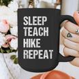 Teacher Hiking Shirt Teaching Hiker T Shirt Graphic Print Coffee Mug, funny design