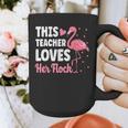 This Teacher Loves Her Flock Teaching Flamingo Girl Graphic Print Coffee Mug, funny design This Teacher Loves Her Flock Teaching Flamingo Girl Graphic Print Coffee Mug, funny design