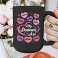 Teacher Positive Affirmations Candy Heart Valentine's Day Graphic Print Coffee Mug, funny design Teacher Positive Affirmations Candy Heart Valentine's Day Graphic Print Coffee Mug, funny design