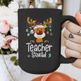 Teacher Squad Red Plaid Rudolph Reindeer Christmas Graphic Print Coffee Mug, funny design Teacher Squad Red Plaid Rudolph Reindeer Christmas Graphic Print Coffee Mug, funny design
