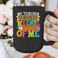My Teacher Survived 100 Days Of Me 100th Day Of School Kids Graphic Print Coffee Mug, funny design My Teacher Survived 100 Days Of Me 100th Day Of School Kids Graphic Print Coffee Mug, funny design