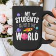 Teacher Tee My Students Are Out Of This World Space Graphic Print Coffee Mug, funny design