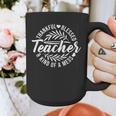 Teacher Thankful Blessed & Kind Of A Mess Hearts Cute Graphic Print Coffee Mug, funny design