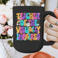 Teacher Of The Visually Impaired Blindness Awareness Graphic Print Coffee Mug, funny design Teacher Of The Visually Impaired Blindness Awareness Graphic Print Coffee Mug, funny design