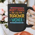 Teacher Voice Teacherlife Primary School Teacher Graphic Print Coffee Mug, funny design Teacher Voice Teacherlife Primary School Teacher Graphic Print Coffee Mug, funny design