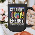 Teacher's Assistant Straight Outta Energy Teaching Tie Dye For Men Women Graphic Print Coffee Mug, funny design
