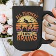 All Teachers Love Brains Halloween Teacher Graphic Print Coffee Mug, funny design All Teachers Love Brains Halloween Teacher Graphic Print Coffee Mug, funny design