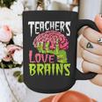 Teachers Love Brains Zombie Teacher Halloween Zombies Graphic Print Coffee Mug, funny design Teachers Love Brains Zombie Teacher Halloween Zombies Graphic Print Coffee Mug, funny design