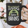 Teachers Love Zombie Teacher Halloween Fun Graphic Print Coffee Mug, funny design