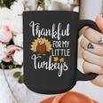 Teachers Thanksgiving Thankful For My Little Turkeys Graphic Print Coffee Mug, funny design