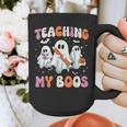 Teaching My Boos Teacher Cute Ghost Teacher Halloween Graphic Print Coffee Mug, funny design Teaching My Boos Teacher Cute Ghost Teacher Halloween Graphic Print Coffee Mug, funny design