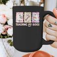 Teaching Is My Boos Teacher Ghost Halloween Women Girls Graphic Print Coffee Mug, funny design