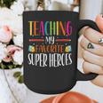 Teaching My Favorite Superheros Men Women SPED Teacher Graphic Print Coffee Mug, funny design Teaching My Favorite Superheros Men Women SPED Teacher Graphic Print Coffee Mug, funny design
