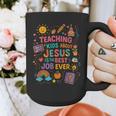 Teaching Kids About Jesus Is The Best Job Ever Bible Teacher Graphic Print Coffee Mug, funny design Teaching Kids About Jesus Is The Best Job Ever Bible Teacher Graphic Print Coffee Mug, funny design