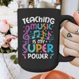 Teaching Music Is My Superpower Music Teacher For Men Women Kids Graphic Print Coffee Mug, funny design Teaching Music Is My Superpower Music Teacher For Men Women Kids Graphic Print Coffee Mug, funny design