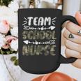 Team School Nurse Camo Teacher Student Back To School For Men Women Graphic Print Coffee Mug, funny design Team School Nurse Camo Teacher Student Back To School For Men Women Graphic Print Coffee Mug, funny design