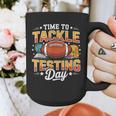 Test Day State Football Tackle Testing Day Sports Teacher Graphic Print Coffee Mug, funny design Test Day State Football Tackle Testing Day Sports Teacher Graphic Print Coffee Mug, funny design