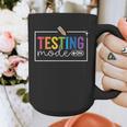 Testing Mode On Testing Day Motivational Teacher Kids Graphic Print Coffee Mug, funny design Testing Mode On Testing Day Motivational Teacher Kids Graphic Print Coffee Mug, funny design