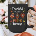 Thankful For My Prek Turkeys In Masks Thanksgiving Teacher For Men Women Graphic Print Coffee Mug, funny design