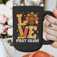 Thanksgiving Love First Grade Teacher Turkey Autumn Fall For Men Women Girls Kids Graphic Print Coffee Mug, First Grade Teacher Gifts, funny design Thanksgiving Love First Grade Teacher Turkey Autumn Fall For Men Women Girls Kids Graphic Print Coffee Mug, First Grade Teacher Gifts, funny design