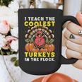 Thanksgiving I Teach Coolest Turkeys Teacher Fall Women Men Graphic Print Coffee Mug, funny design Thanksgiving I Teach Coolest Turkeys Teacher Fall Women Men Graphic Print Coffee Mug, funny design