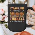 Thanksgiving Teacher I Teach The Cutest Turkeys In The Flock Graphic Print Coffee Mug, funny design Thanksgiving Teacher I Teach The Cutest Turkeys In The Flock Graphic Print Coffee Mug, funny design