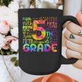 Tie Dye 5th Grade Typography Team Fifth Grade Teacher For Men Women Girls Kids Graphic Print Coffee Mug, funny design