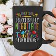 Toddler Negotiator Preschool Teacher Humor Babysitters Graphic Print Coffee Mug, funny design