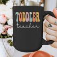 Toddler Teacher Retro Groovy Women Happy First Day Of School Graphic Print Coffee Mug, Groovy Teacher Gifts, funny design Toddler Teacher Retro Groovy Women Happy First Day Of School Graphic Print Coffee Mug, Groovy Teacher Gifts, funny design