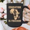 History Education Is Freedom African Map Black Teacher Graphic Print Coffee Mug, History Teacher Gifts, funny design History Education Is Freedom African Map Black Teacher Graphic Print Coffee Mug, History Teacher Gifts, funny design