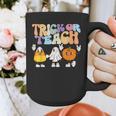 Trick Or Teach Cute Halloween Teacher Graphic Print Coffee Mug, funny design