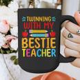 Twinning With My Bestie Teacher Boy Spirit Week Twin Day Graphic Print Coffee Mug, funny design Twinning With My Bestie Teacher Boy Spirit Week Twin Day Graphic Print Coffee Mug, funny design