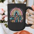 Twinning With My Teacher Bestie Rainbow Matching Teachers Graphic Print Coffee Mug, funny design Twinning With My Teacher Bestie Rainbow Matching Teachers Graphic Print Coffee Mug, funny design